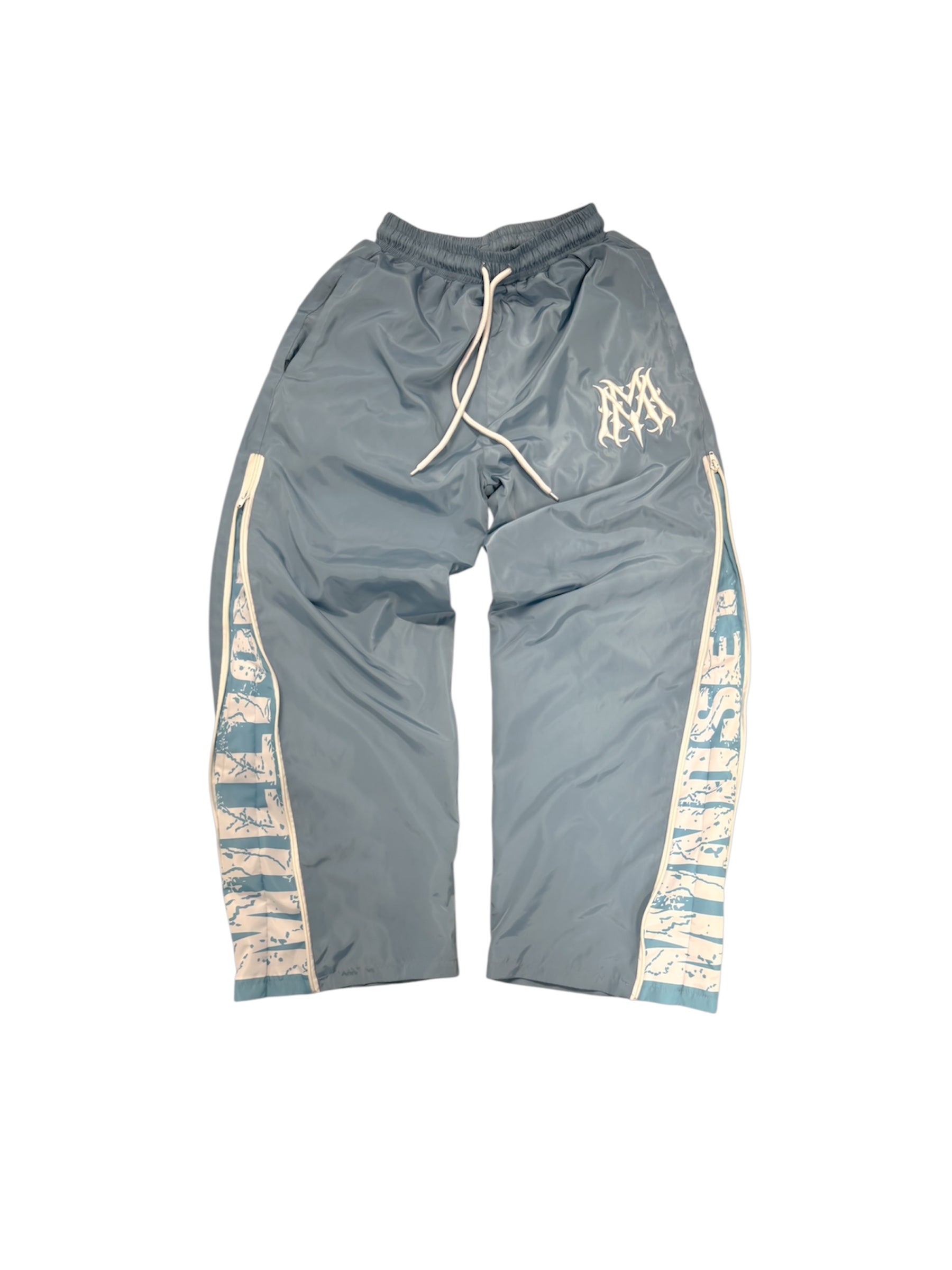 Sky blue and white Millionaire Trackpants