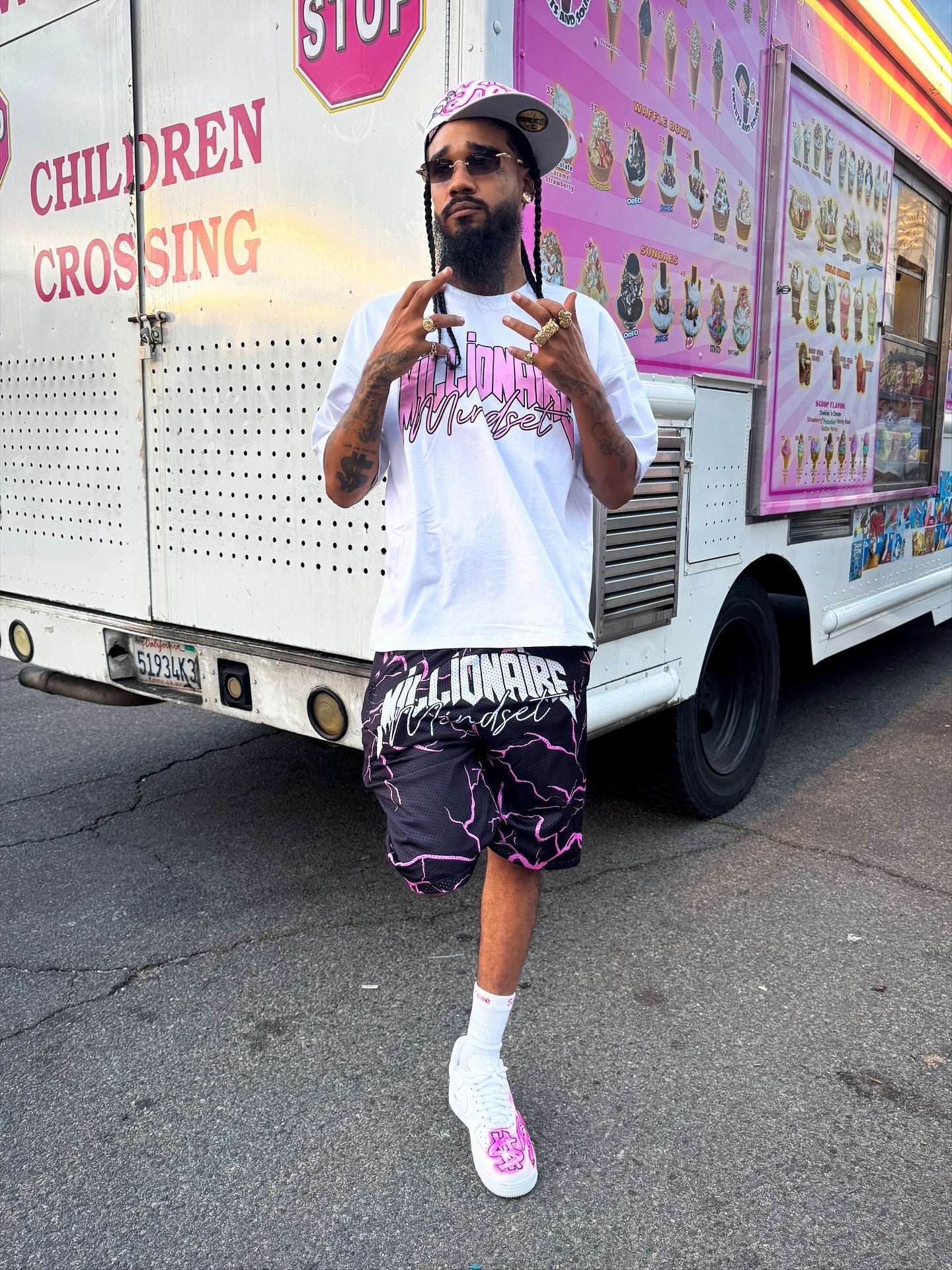 Pink Millionaire Basketball Shorts