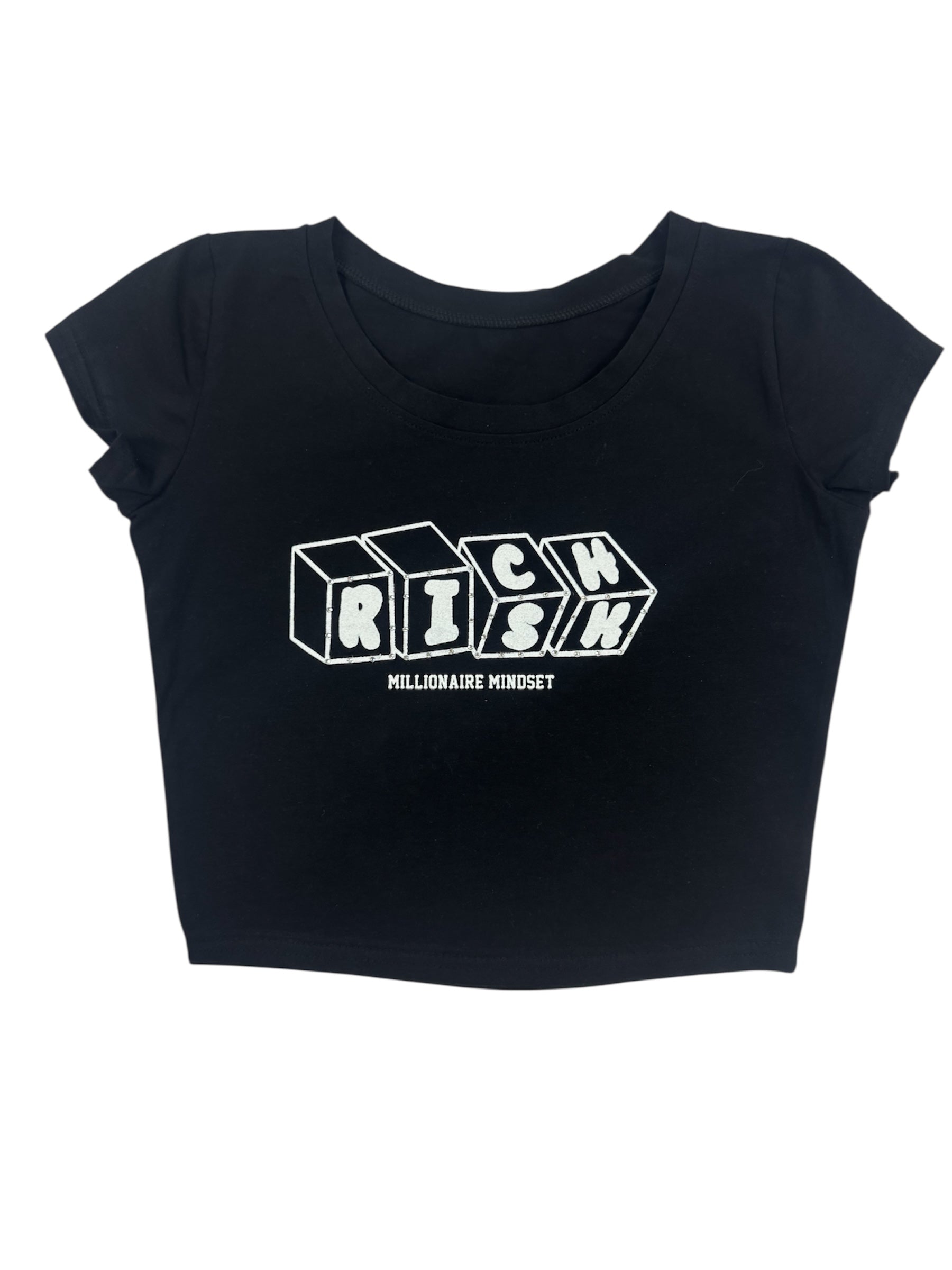 Dice womens crop tee