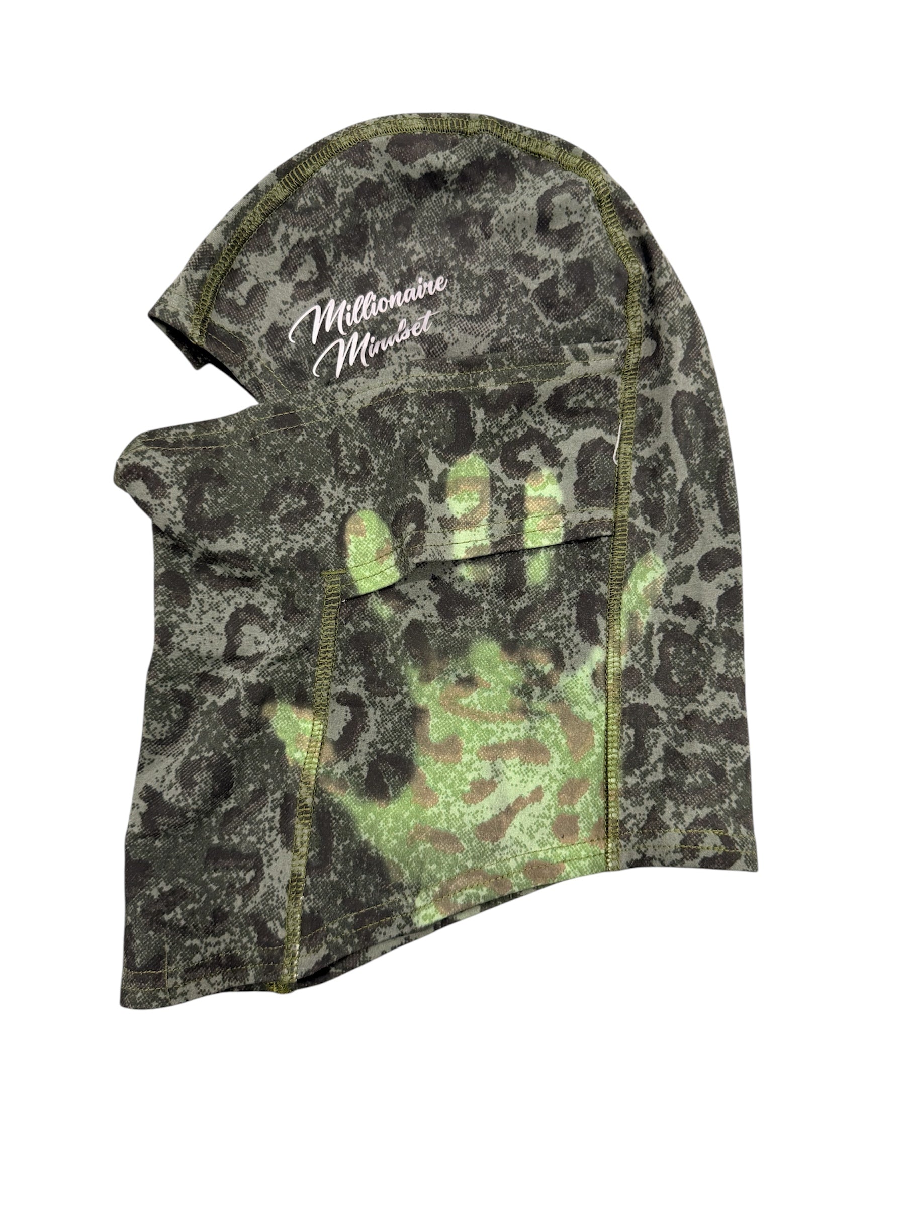 Green Leopard ski mask  (Heat Reactive)